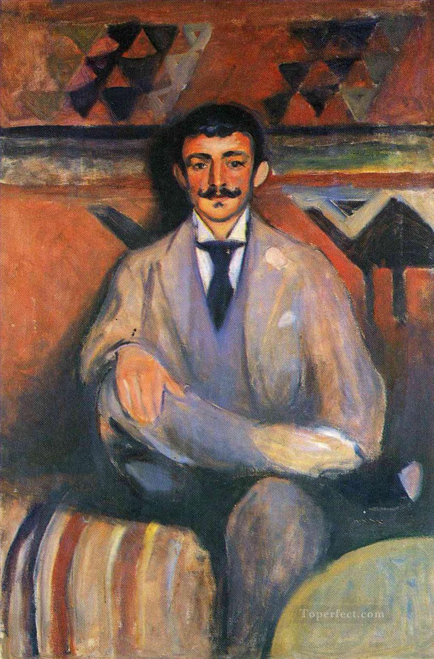 the painter jacob bratland 1892 Edvard Munch Oil Paintings